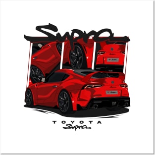 Toyota GR Supra, Supra MK5, JDM Car Posters and Art